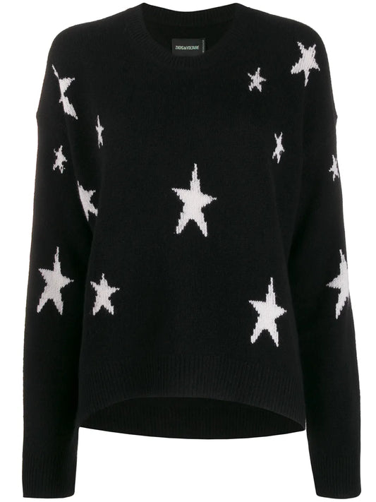 Star Print Sweater