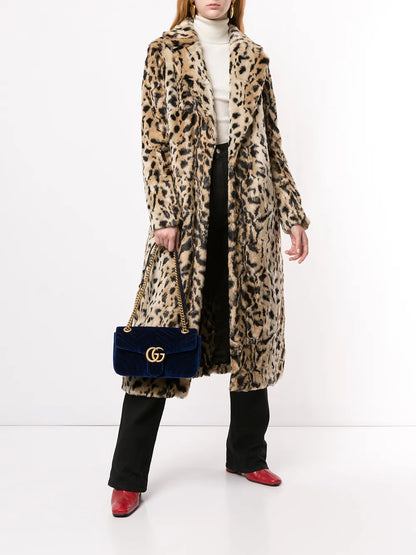 Leopard-Print Coat