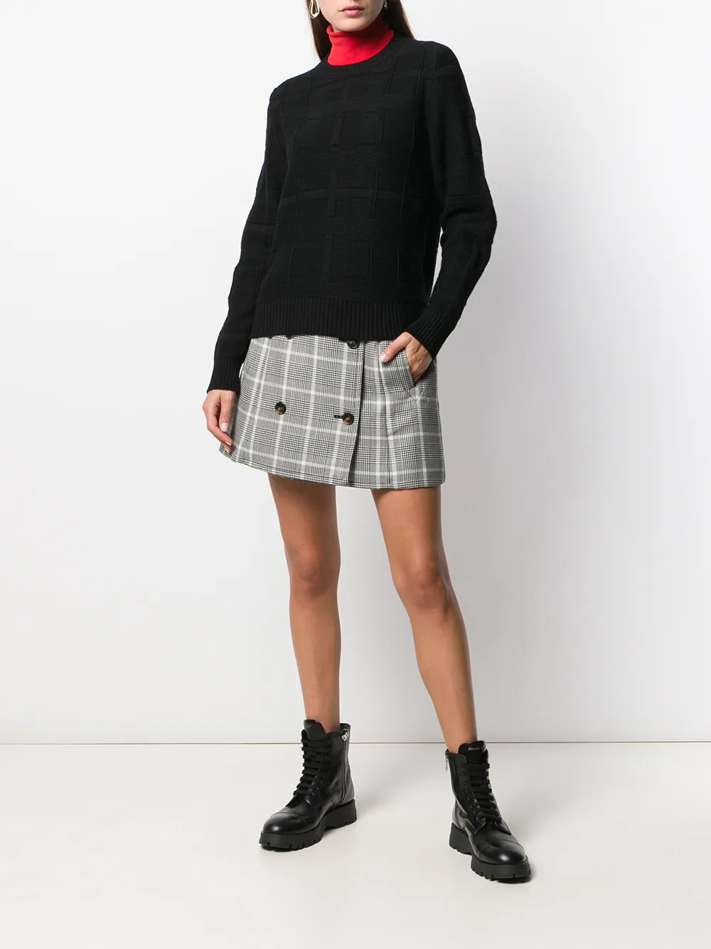 Tartan Pattern Jumper