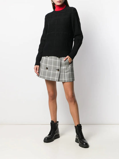 Tartan Pattern Jumper