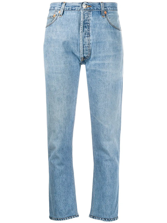 High-Rise Cropped Jeans