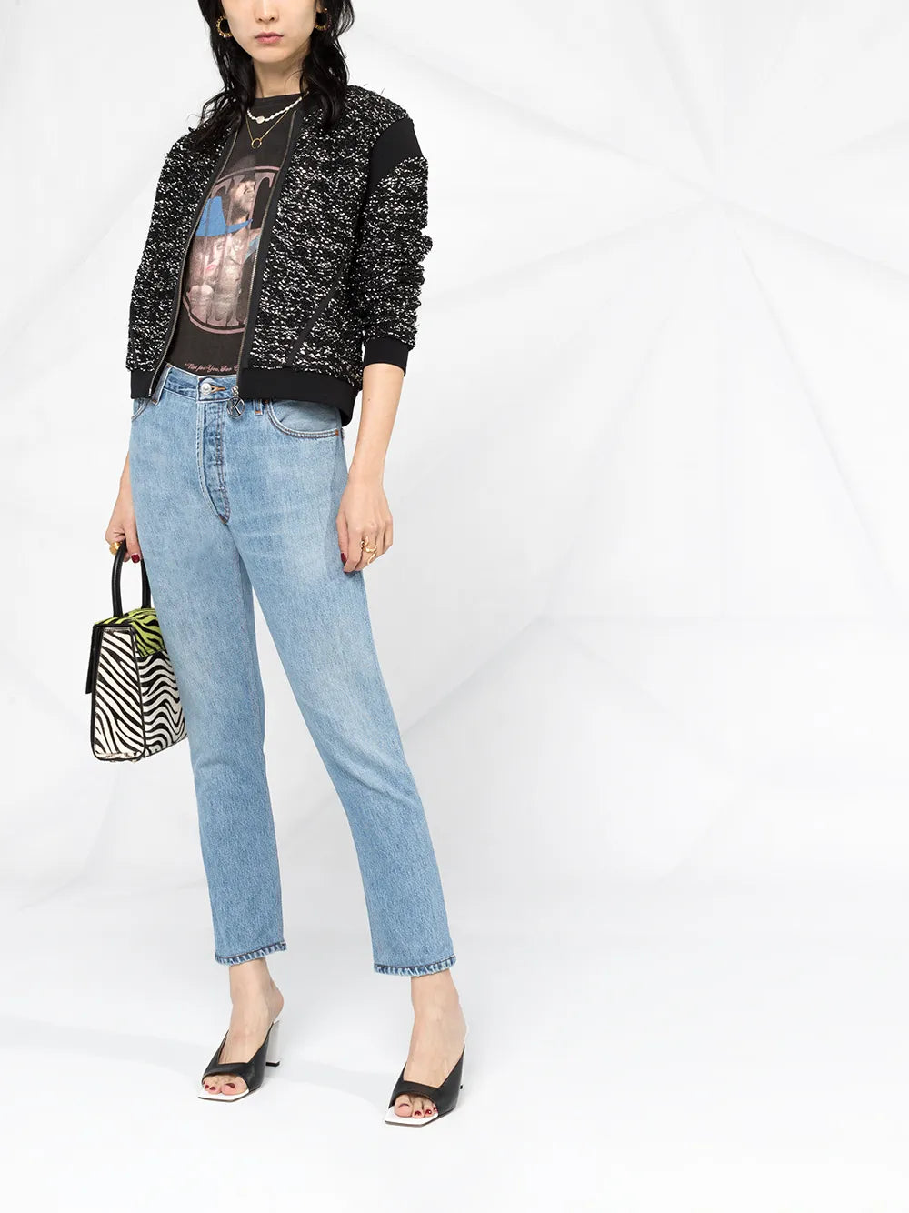 High-Rise Cropped Jeans