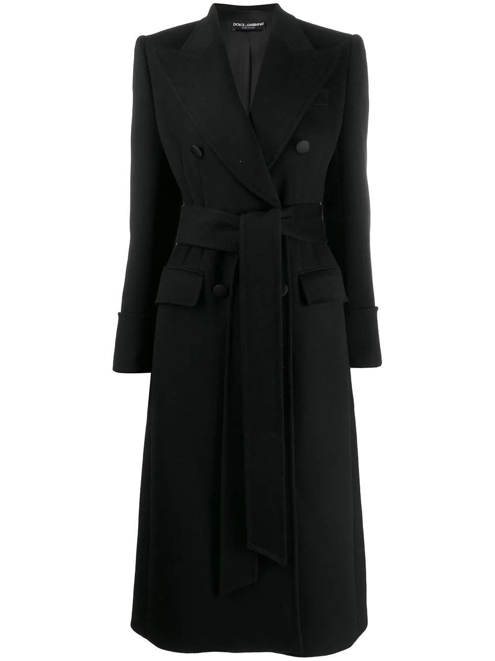 Double-Breasted Wool Coat