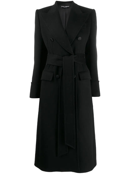 Double-Breasted Wool Coat