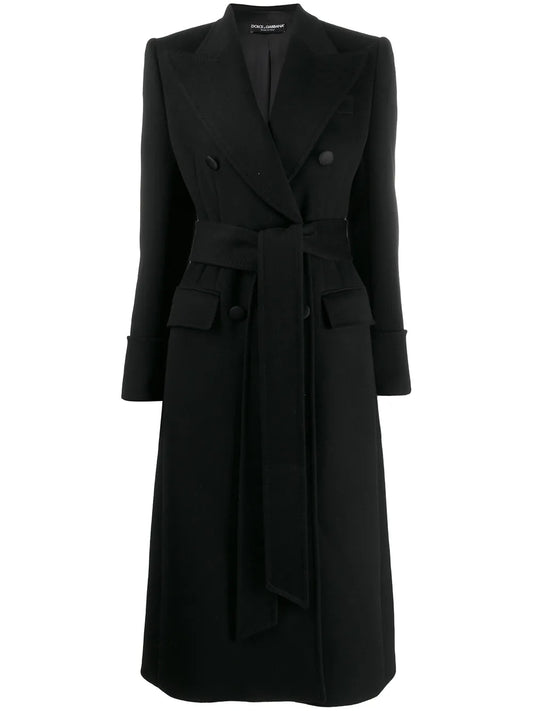 Double-Breasted Wool Coat
