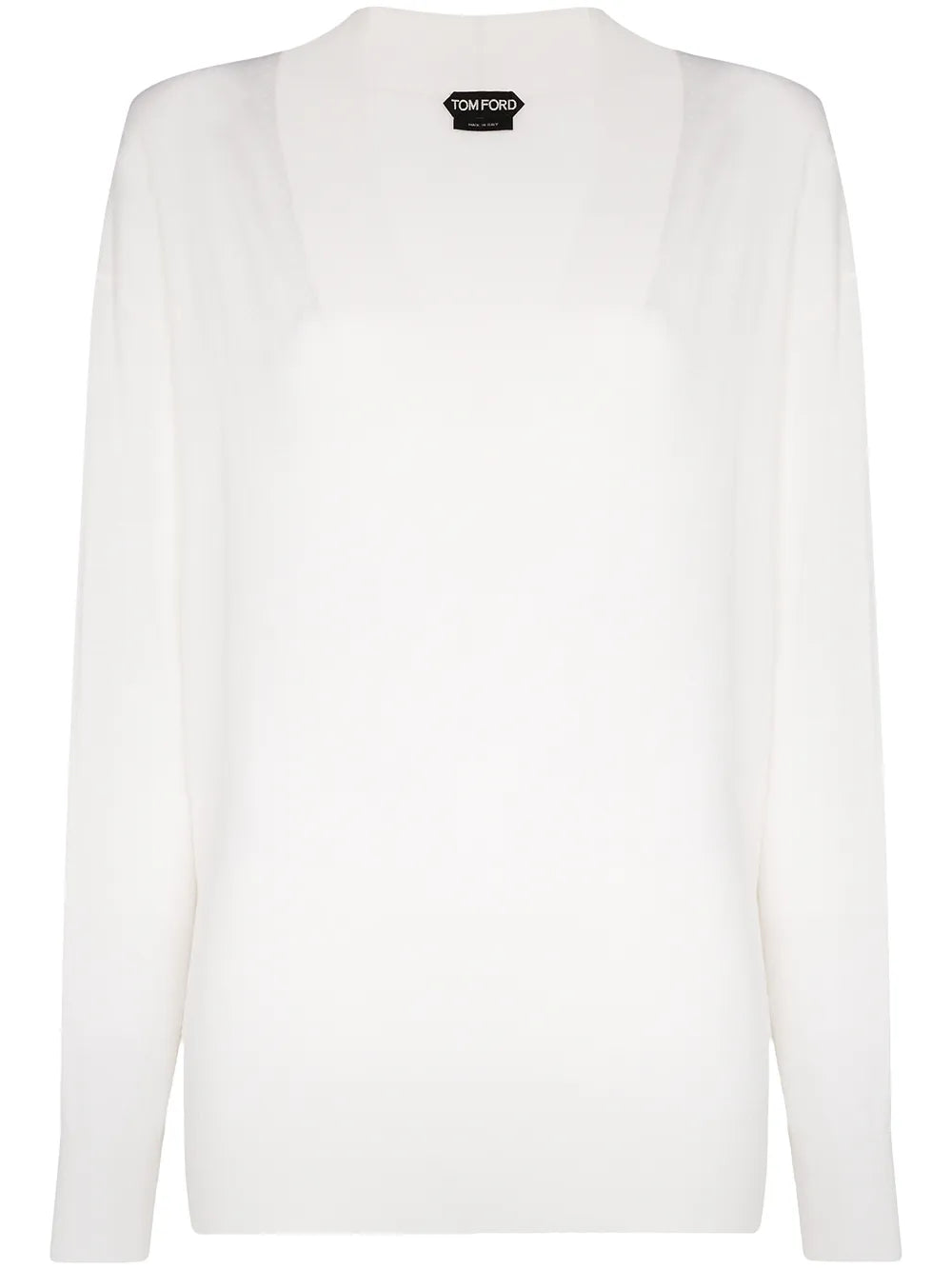 V-Neck Long-Sleeved Sweater