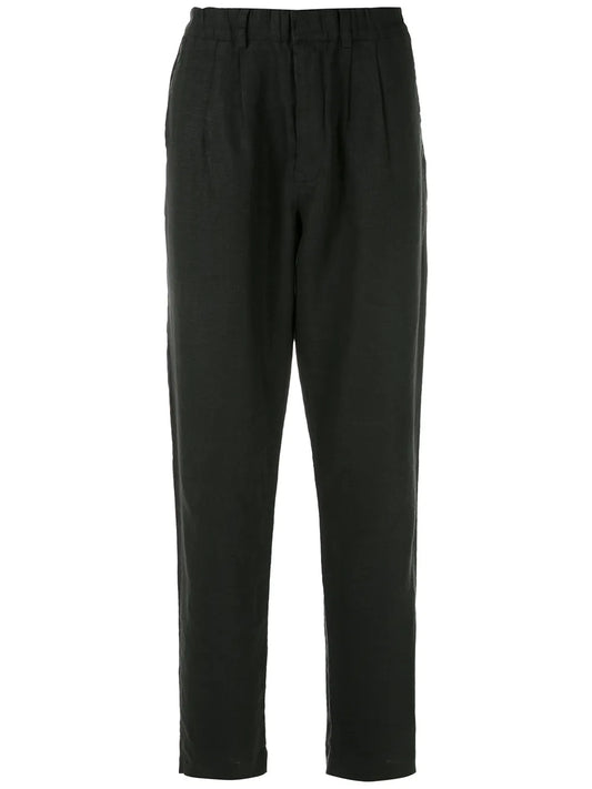 Linen Straight Trousers