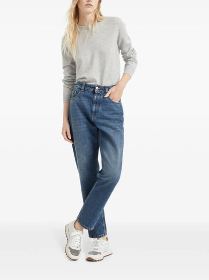 Round-Neck Knit Jumper