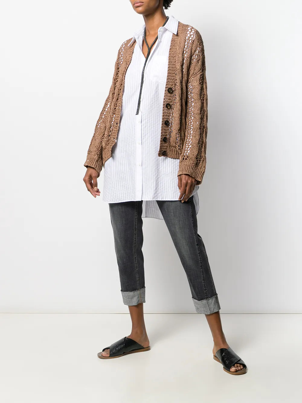 High Rise Cropped Jeans