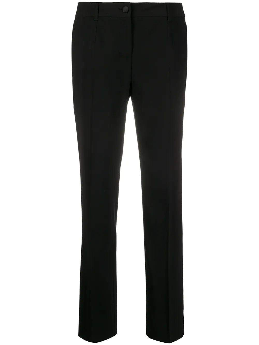Low-Rise Slim-Cut Trousers