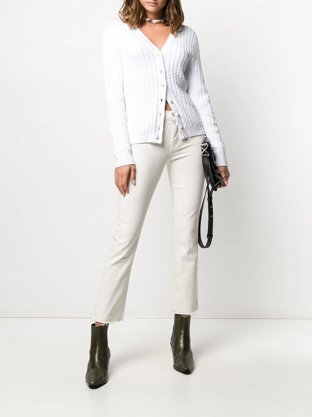 Flared Cropped Jeans