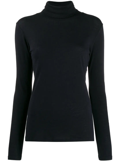 Turtle Neck Knitted Top