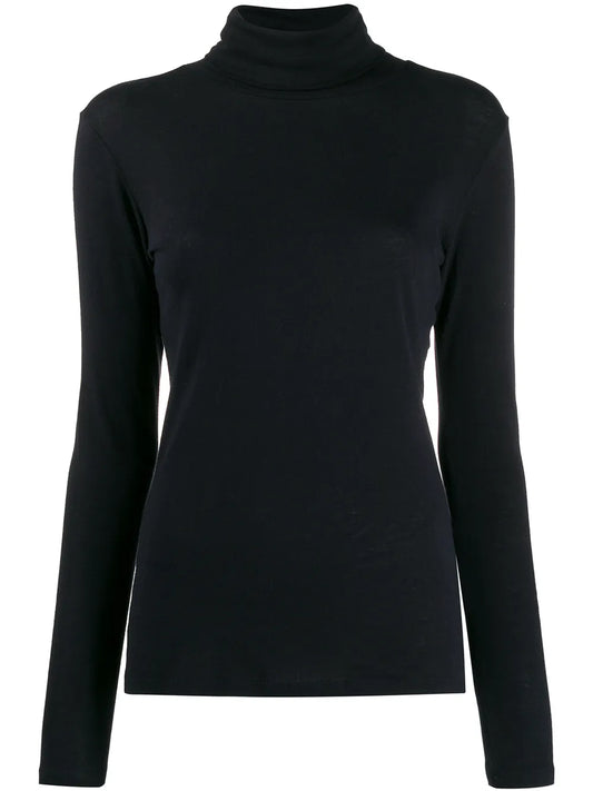 Turtle Neck Knitted Top