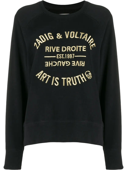 Art Is Truth Embroidered Sweatshirt