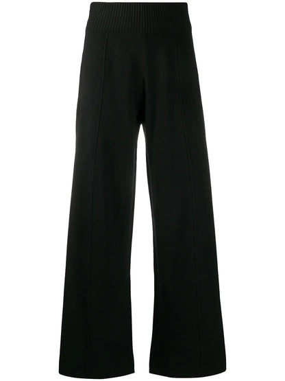 Knitted Wide-Leg Trousers