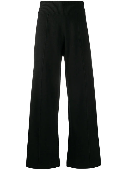 Knitted Wide-Leg Trousers