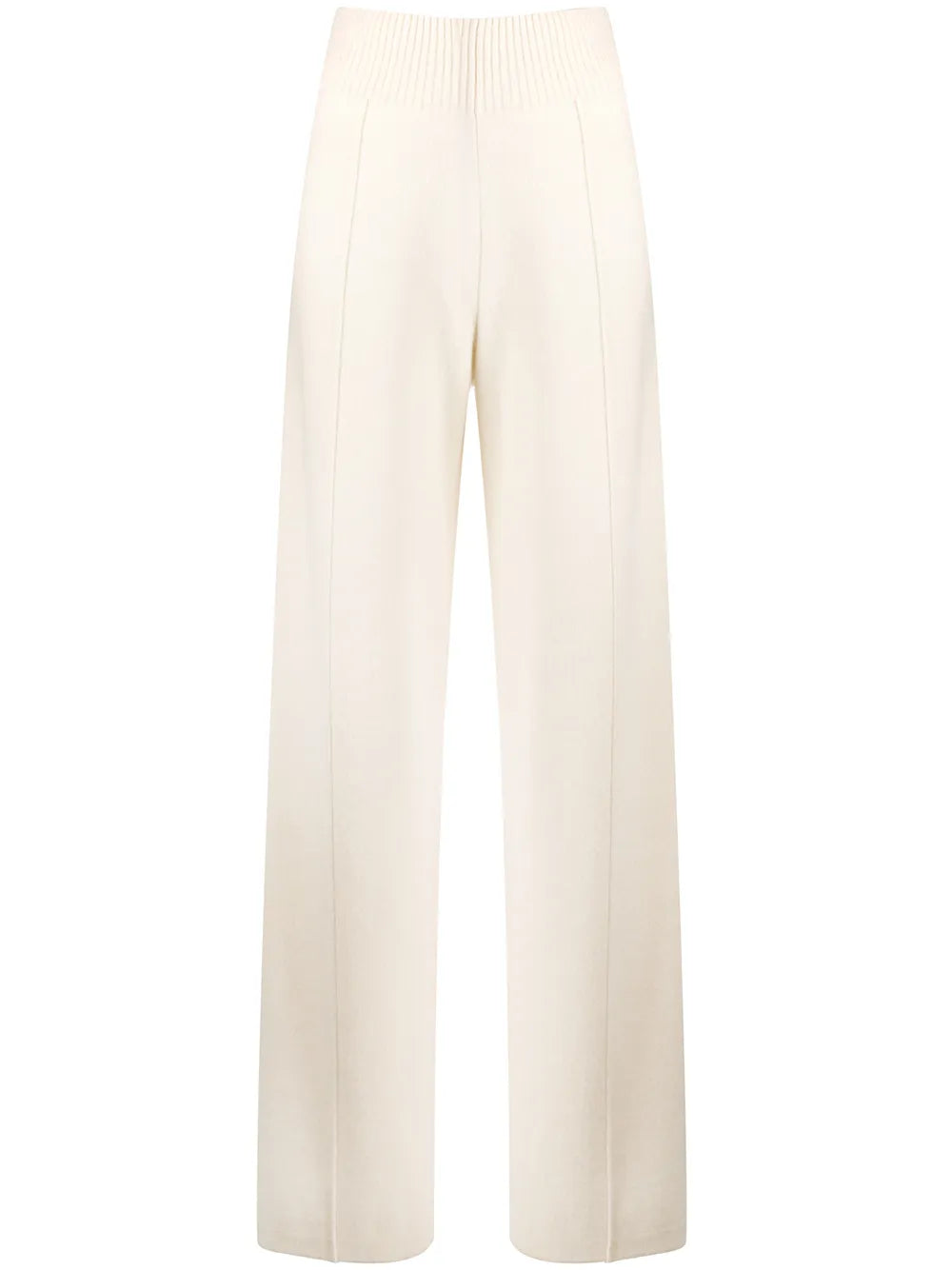 Wide-Leg Knitted Trousers