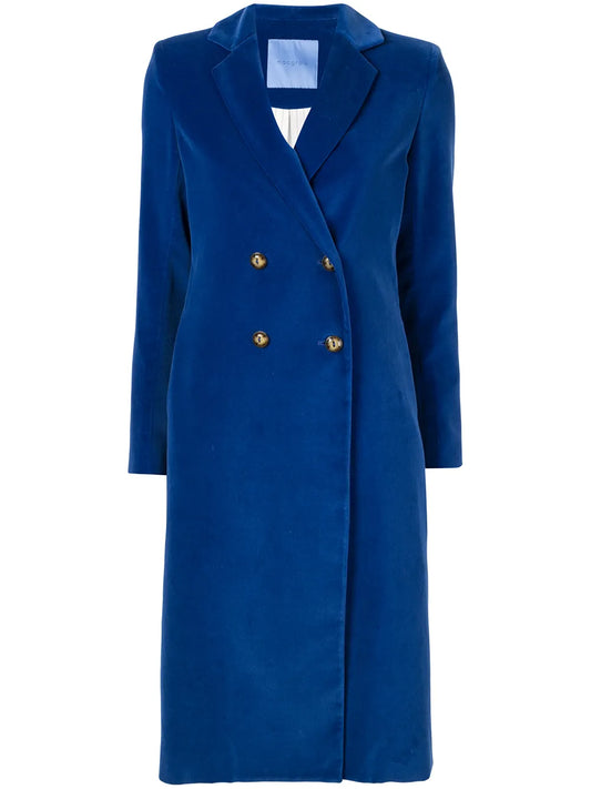 Double-Breasted Midi Coat