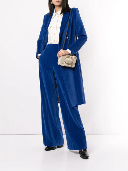 Double-Breasted Midi Coat