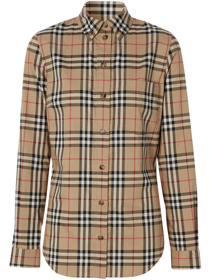 Vintage Check Button-Down Shirt