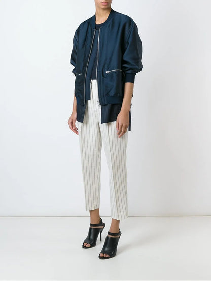Layered Bomber Jacket
