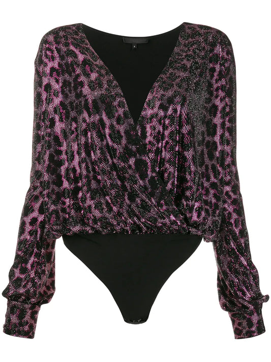 Paradise Leopard Sequin Bodie