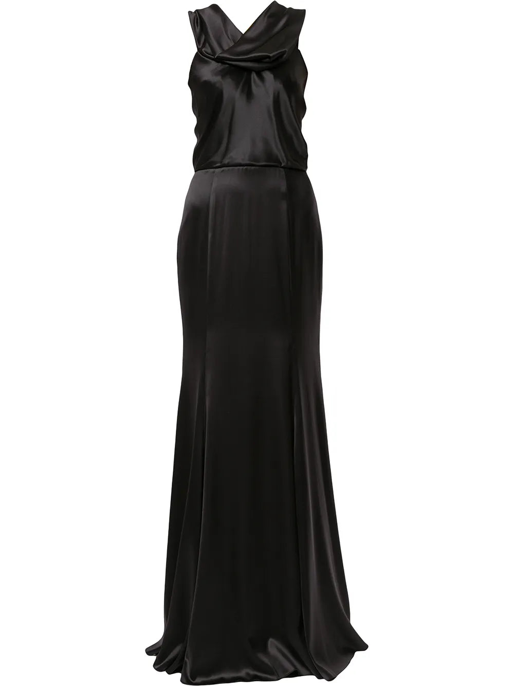 Satin Evening Gown