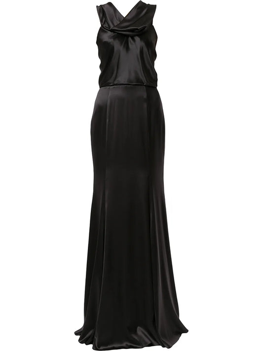 Satin Evening Gown
