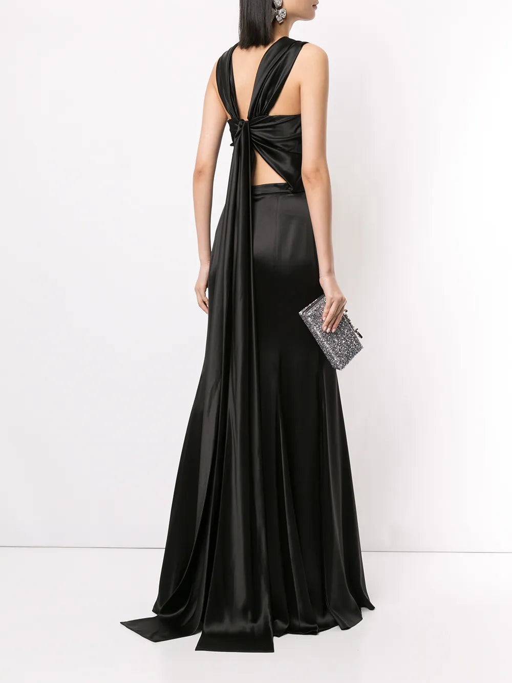 Satin Evening Gown