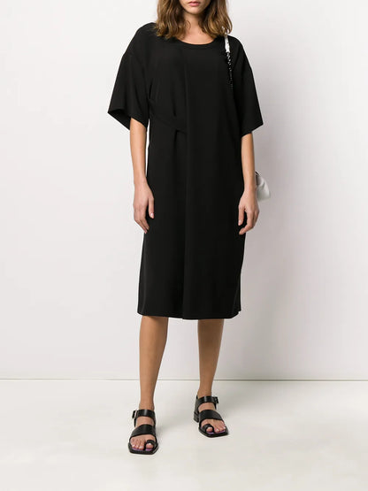 Pleated T-Shirt Dress