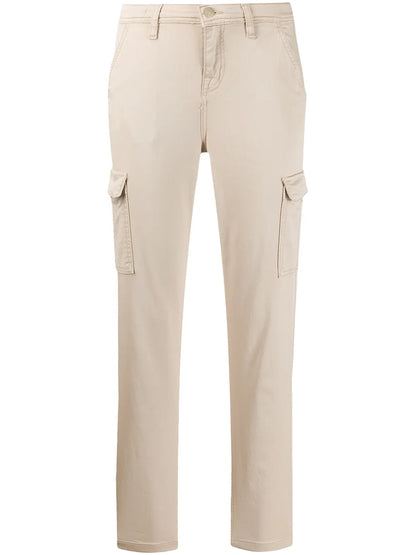 Cropped Slim-Fit Trousers