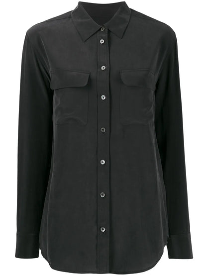 Signature Slim-Fit Silk Shirt