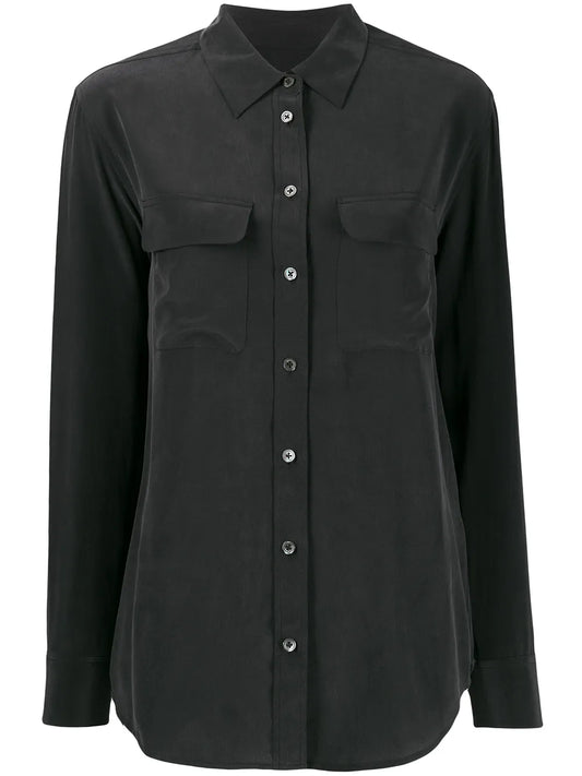 Signature Slim-Fit Silk Shirt