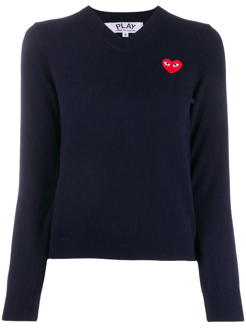 Heart Embroidery Slim-Fit Jumper