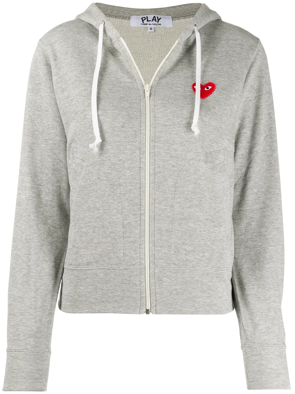 Zipped Almond Eye Heart Hoodie