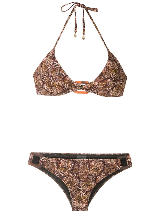 Pipa De Lycra Borakay Printed Bikini Set