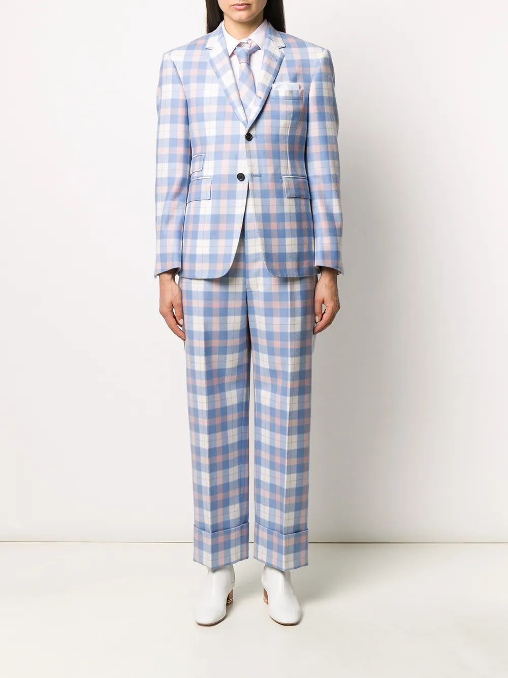 4-Bar Round Collar Oxford Shirt