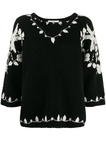 Embroidered Design Jumper