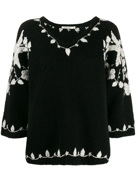Embroidered Design Jumper