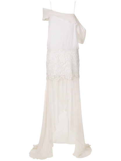 Anna Silk Long Dress