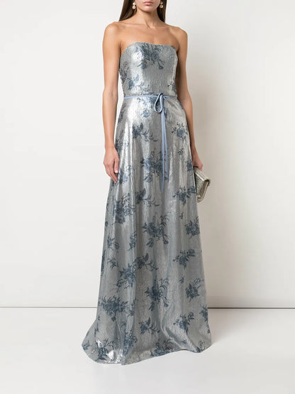 Sequin Embellished Bridesmaid Gown