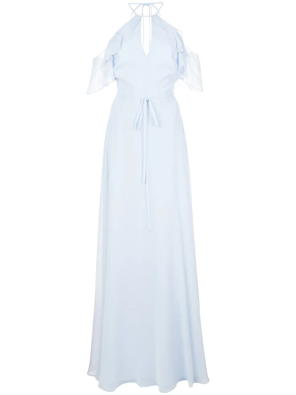 Cold Shoulder Bridesmaid Gown