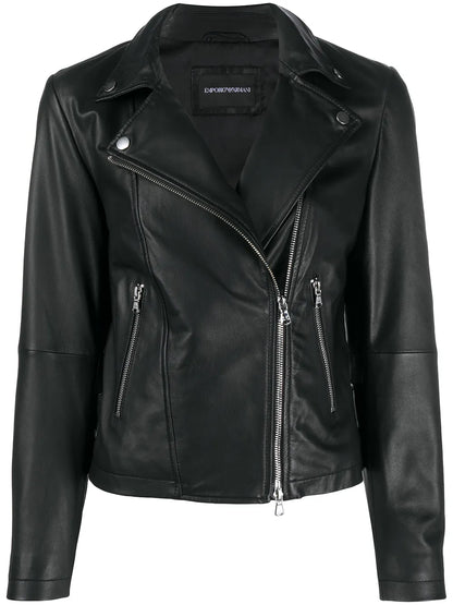 Zipped Biker Jacket