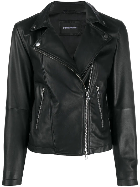 Zipped Biker Jacket