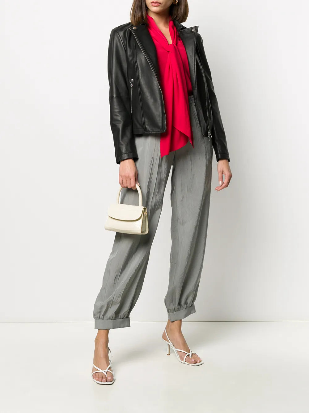 Zipped Biker Jacket