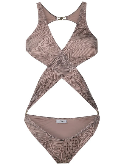 Crisscross Straps Swimsuit