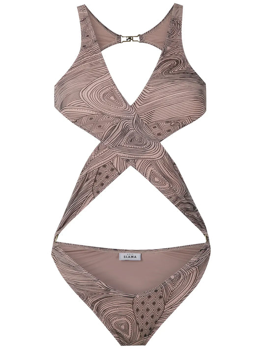 Crisscross Straps Swimsuit
