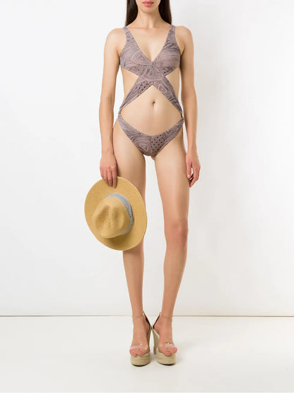 Crisscross Straps Swimsuit