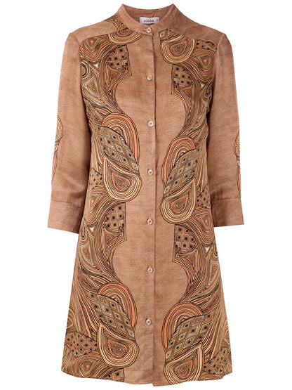 Silk Shirt Dress
