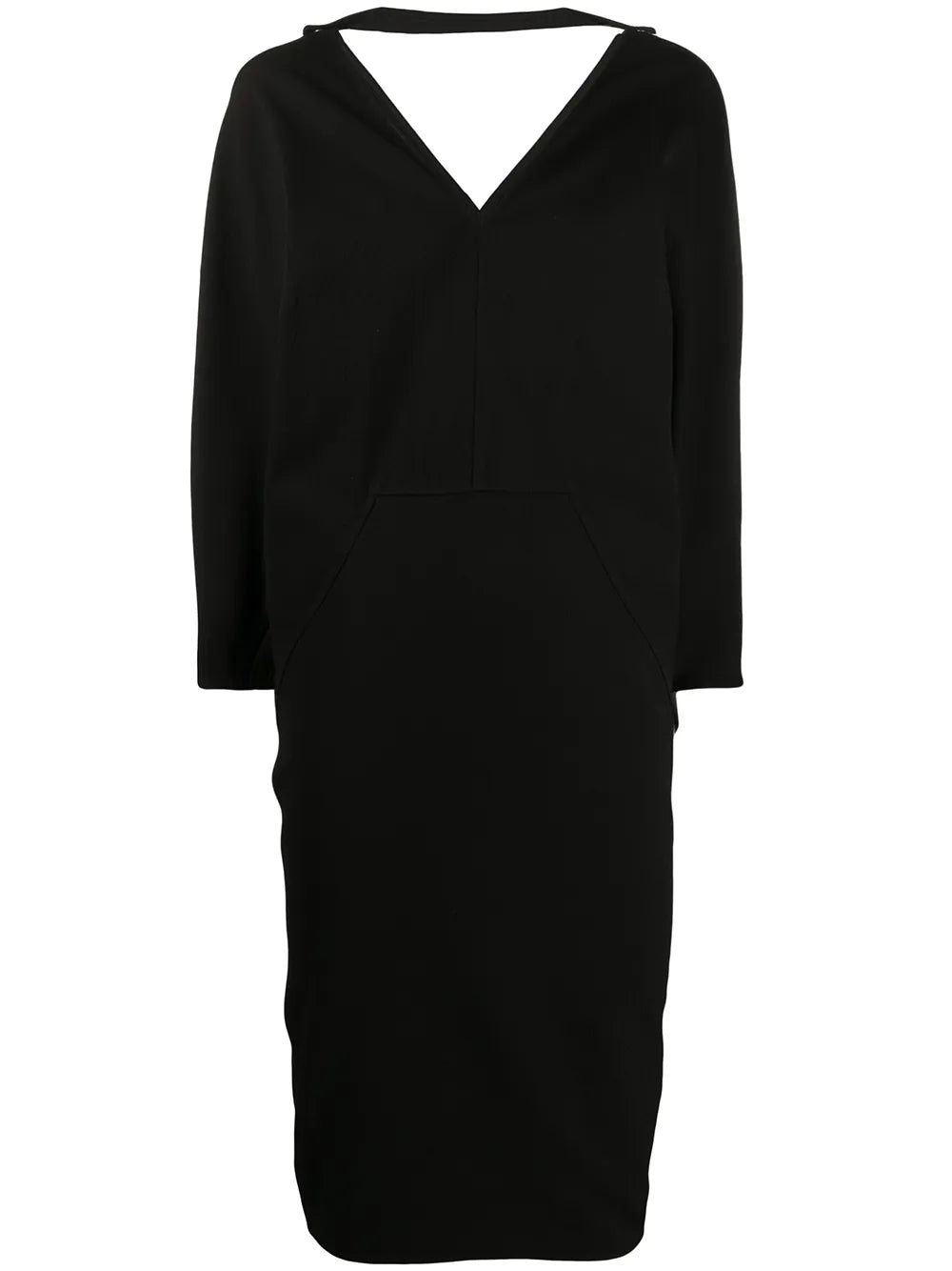 V-Neck Midi Dress